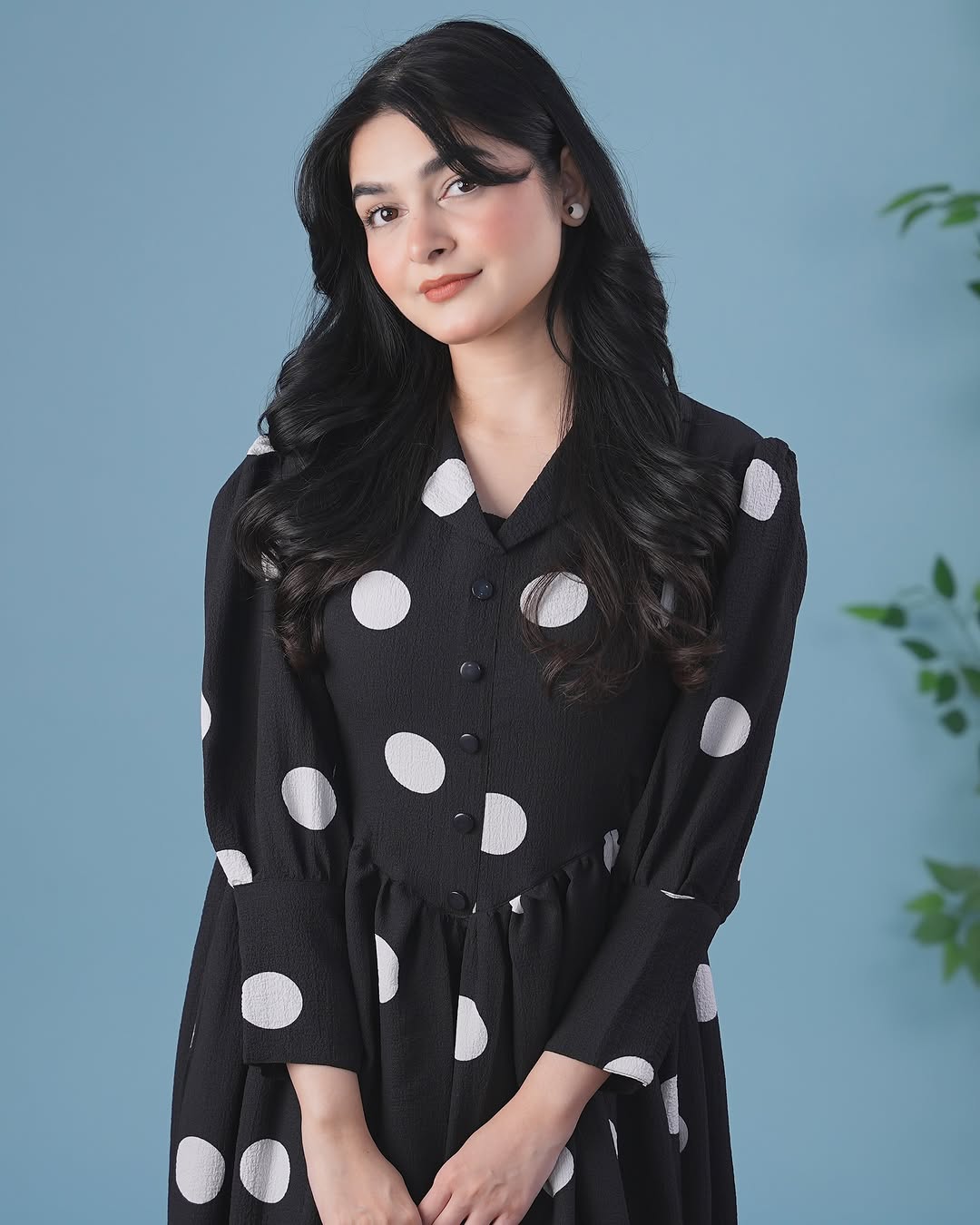 Black Polka Dot Maxi Dress | Vintage-Inspired Elegant Long Dress for Women