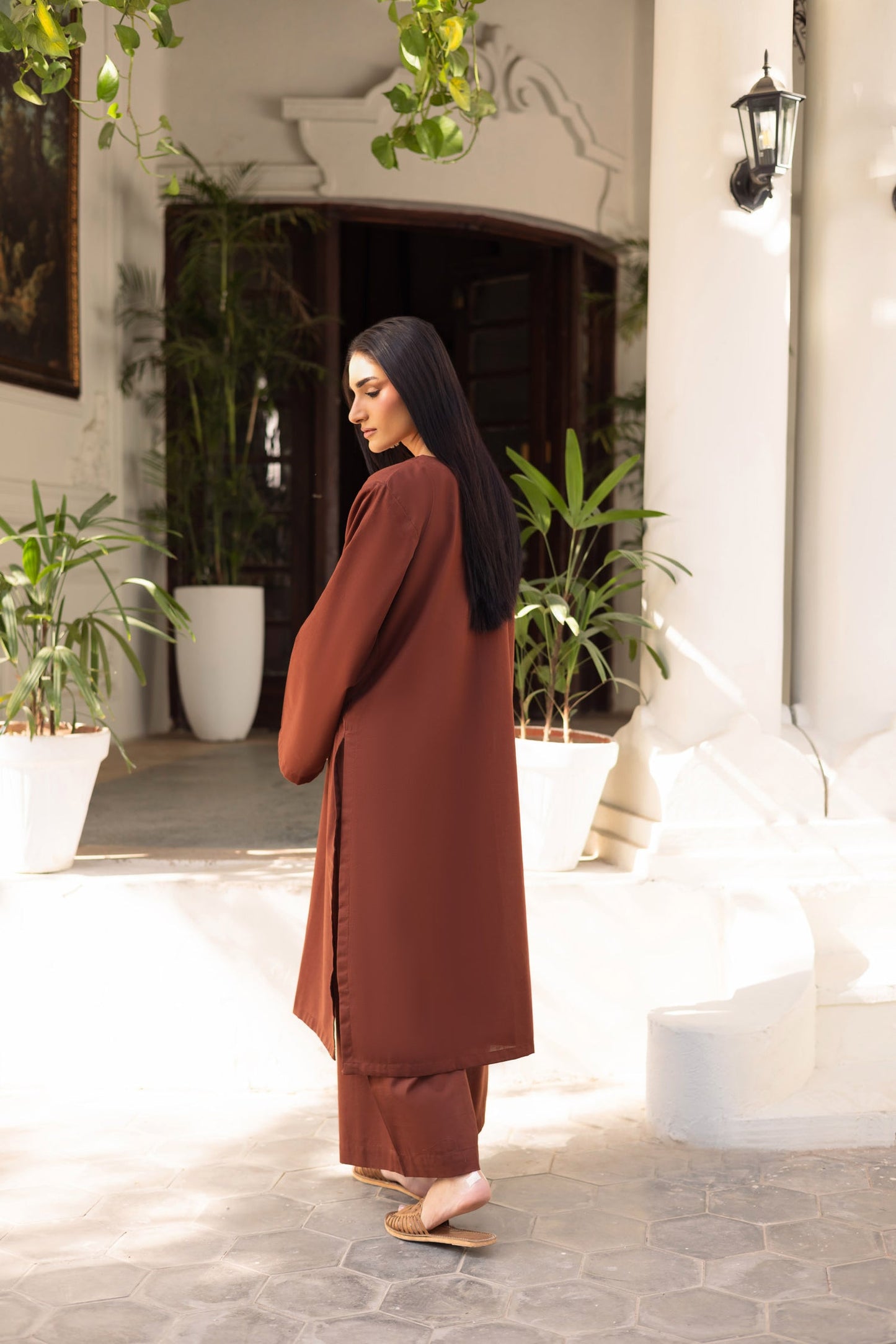 Solid Professional Loose-Fit Kurta Pant Set | 5 Days 5 Looks Office Collection | XS–5XL