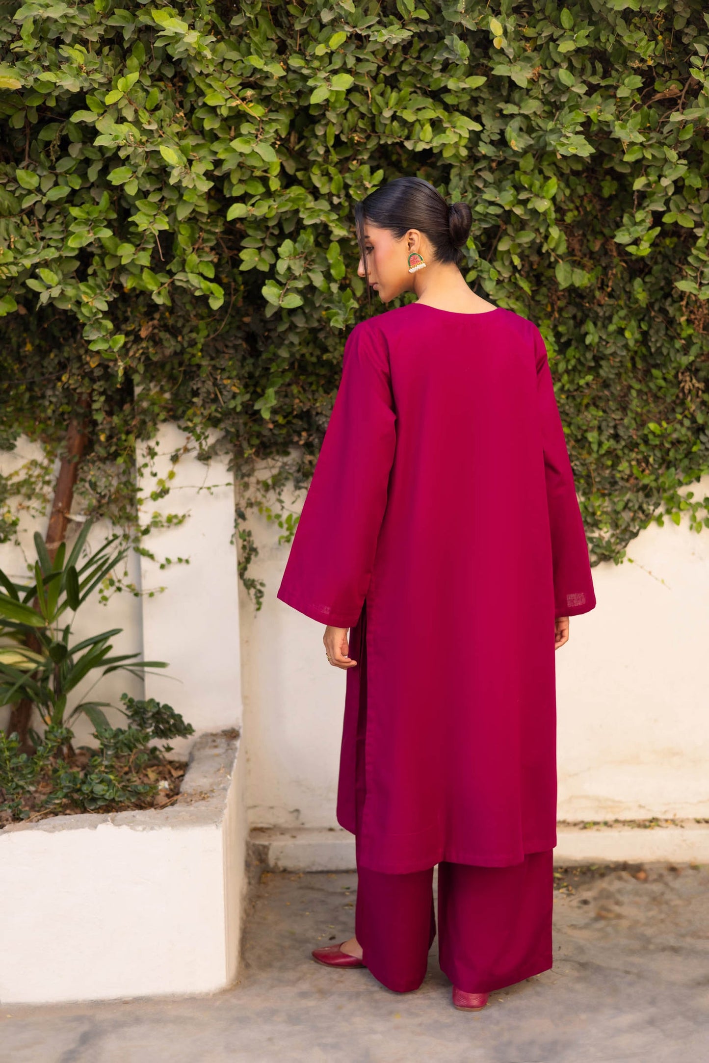 Solid Professional Loose-Fit Kurta Pant Set | 5 Days 5 Looks Office Collection | XS–5XL