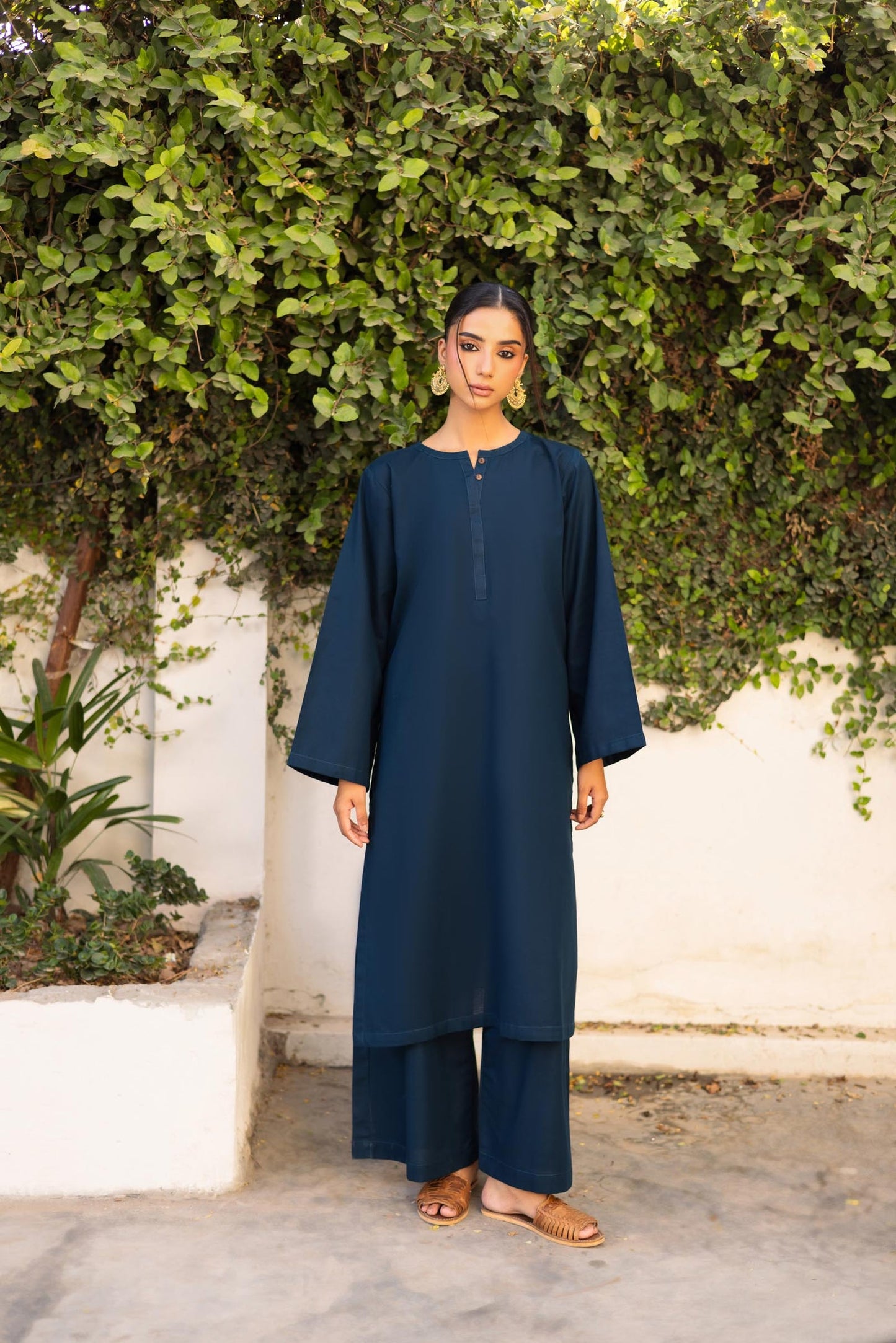 Solid Professional Loose-Fit Kurta Pant Set | 5 Days 5 Looks Office Collection | XS–5XL