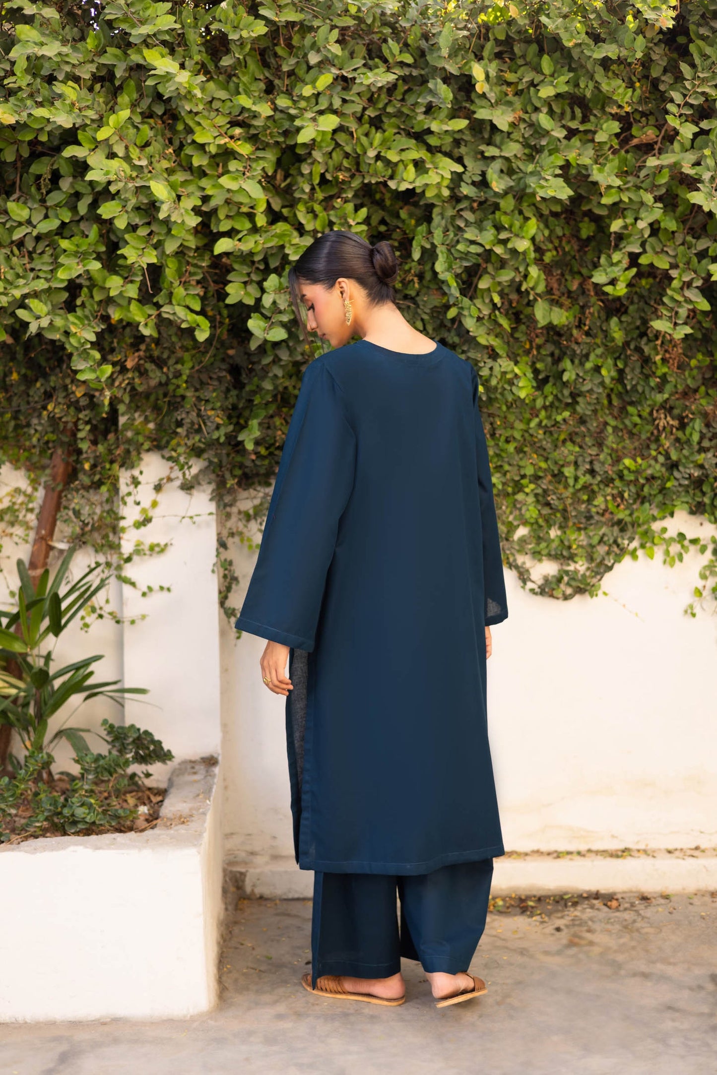 Solid Professional Loose-Fit Kurta Pant Set | 5 Days 5 Looks Office Collection | XS–5XL