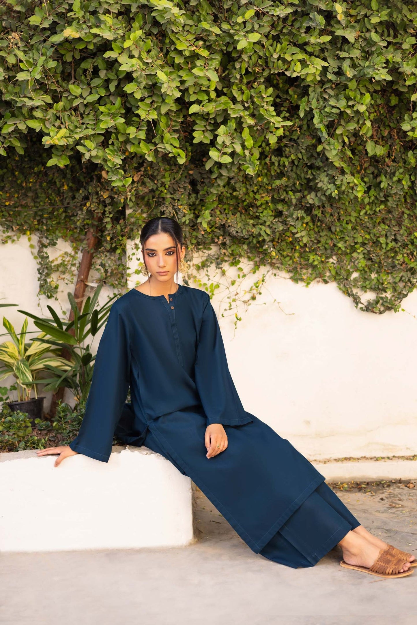 Solid Professional Loose-Fit Kurta Pant Set | 5 Days 5 Looks Office Collection | XS–5XL