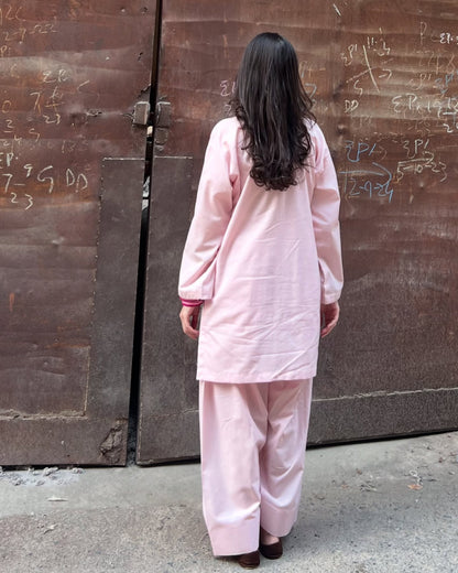 Pretty in Pink Farshi Suit Set – Effortless Elegance for Festive Days