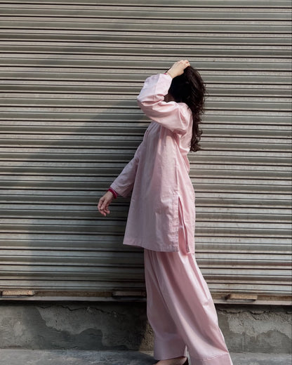 Pretty in Pink Farshi Suit Set – Effortless Elegance for Festive Days