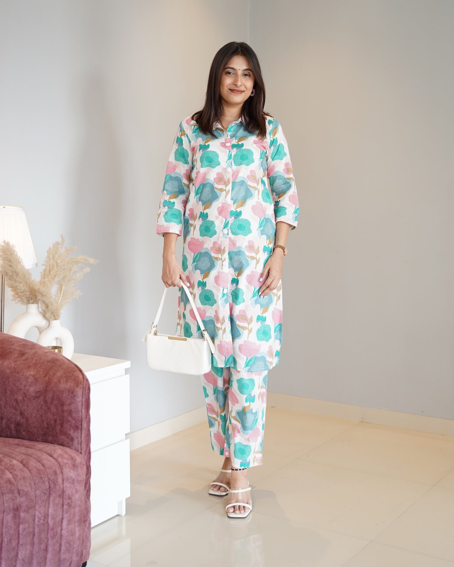 Vastramaniaa Premium Soft Cotton Printed Coord Set