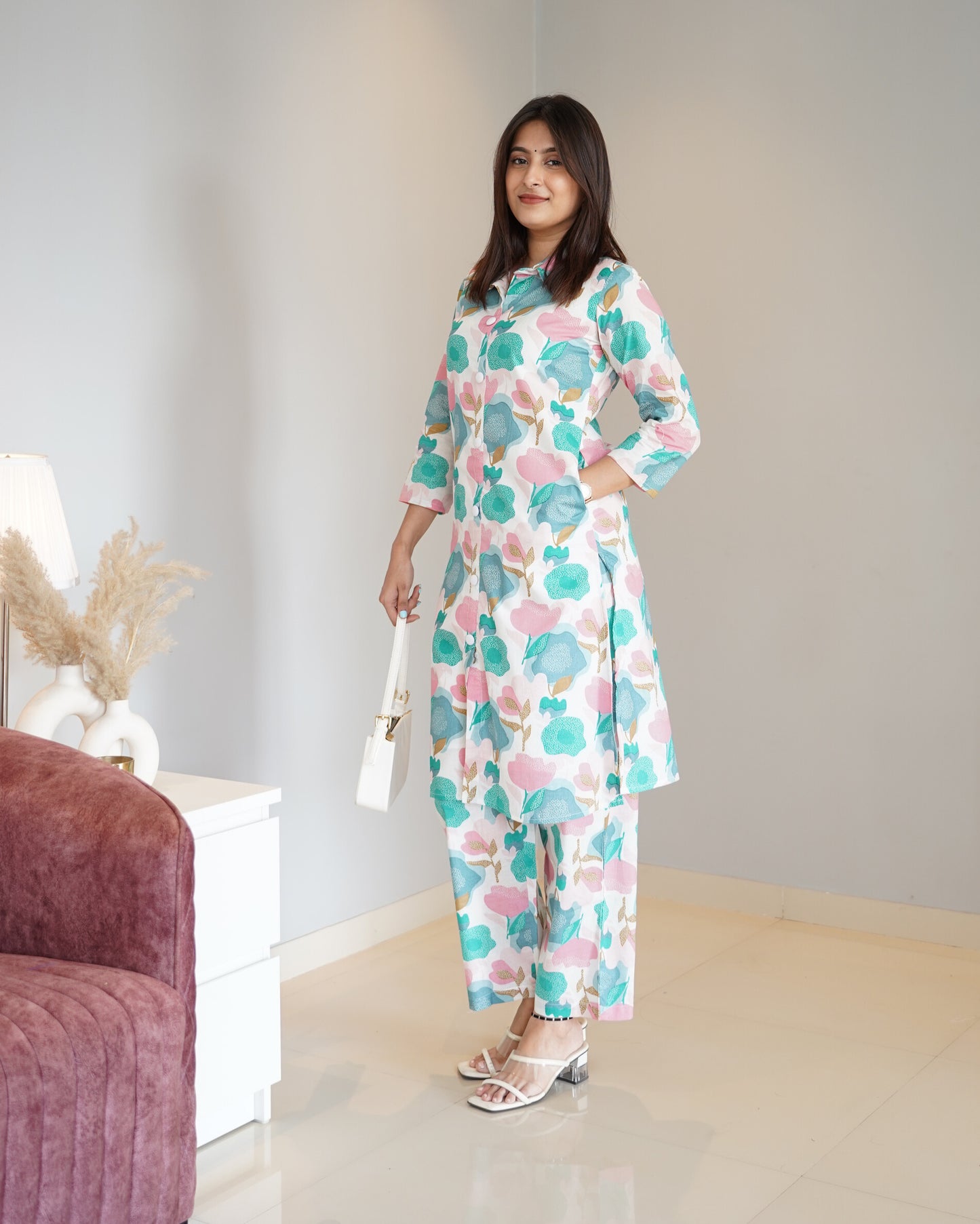 Vastramaniaa Premium Soft Cotton Printed Coord Set