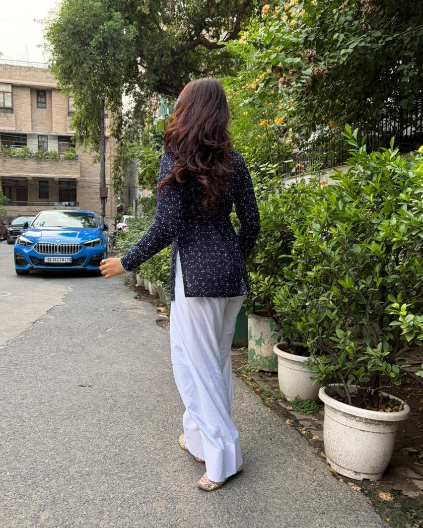 White Farshi Salwar