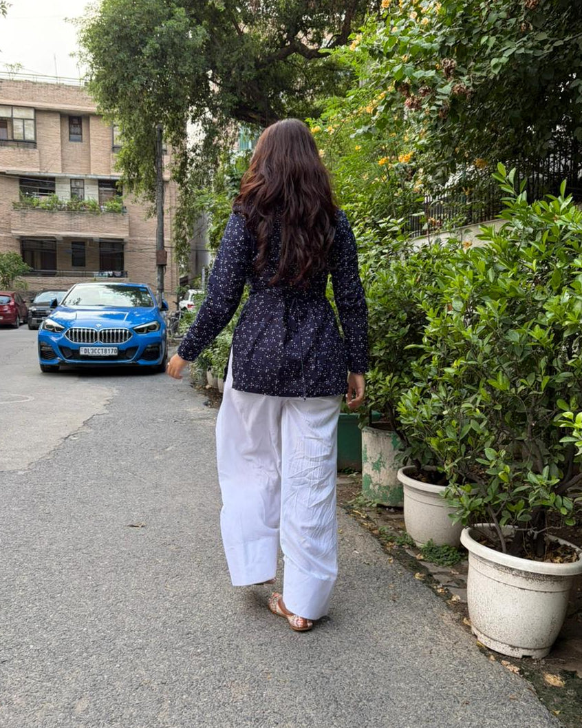 classic White Farshi Salwar